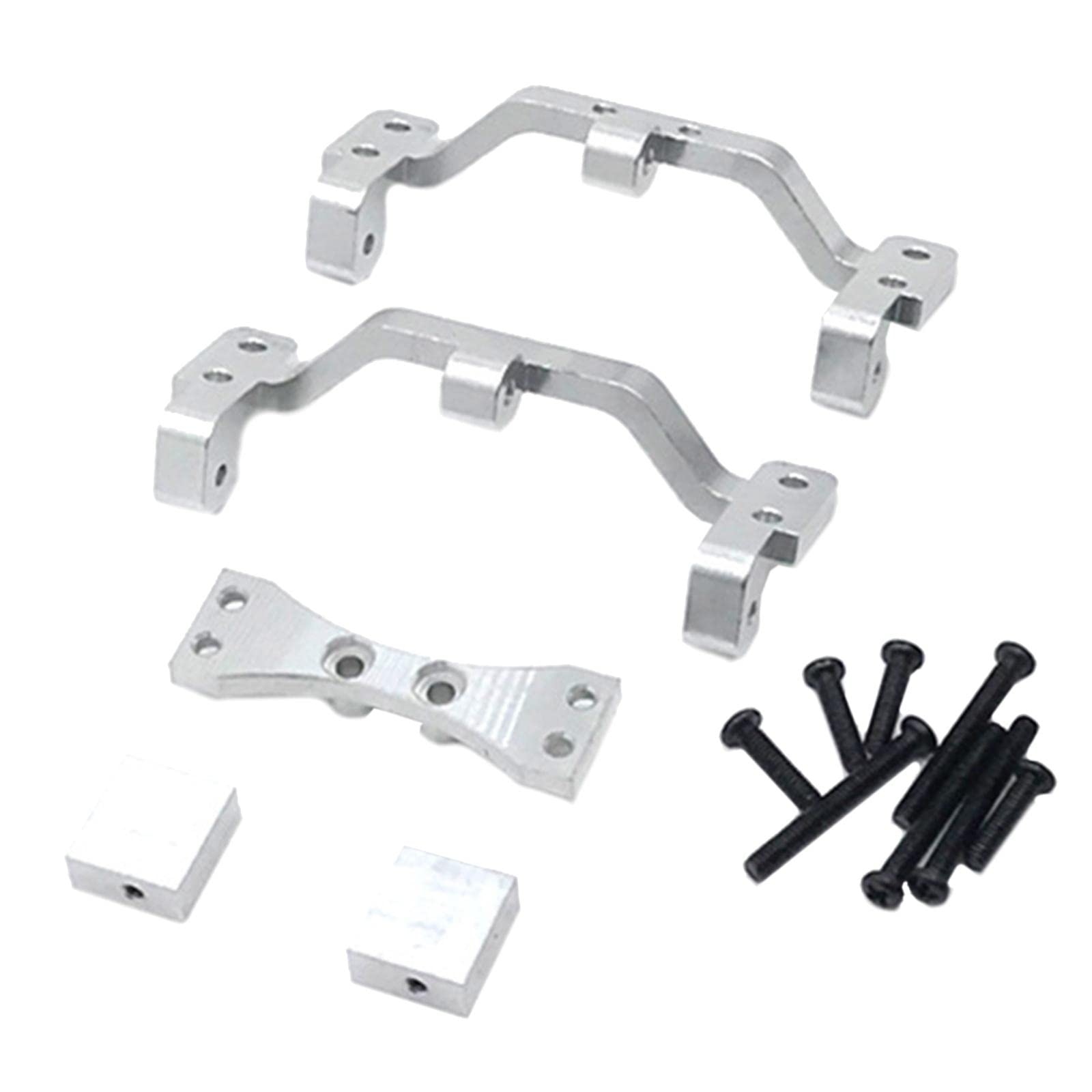 ATORSE Tie Rod Seat Mount Axle Up Servo Bracket Suitable for Wpl C14 C24 Silver-image-14