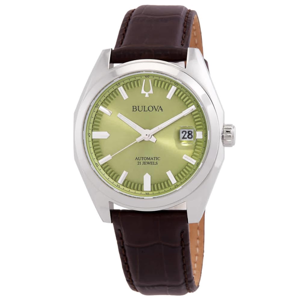 Bulova Reloj Automático 96B427, Plata, Correa
