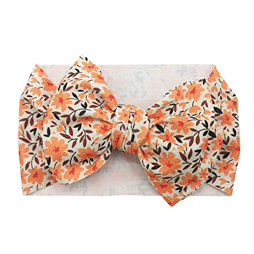 Baby Girl Bow Headbands Newborn Hairband Baby Turban Knotted Elastic Headwrap for Toddler Hair Accessories2