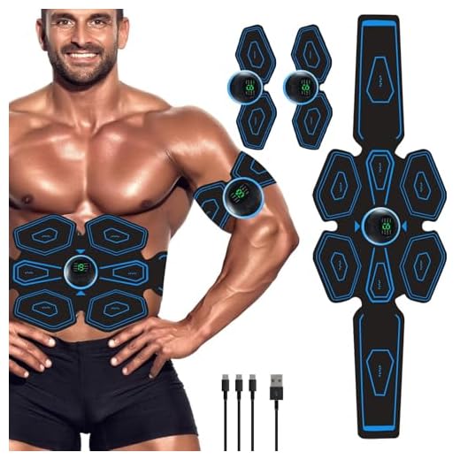 WARDBES Estimulador de Aparato de Entrenamiento Abdominal 2025,Cinturón Abdominal Electrosti,Electroestimulador Muscular,Dispositivo de Entrenamiento para el hogar
