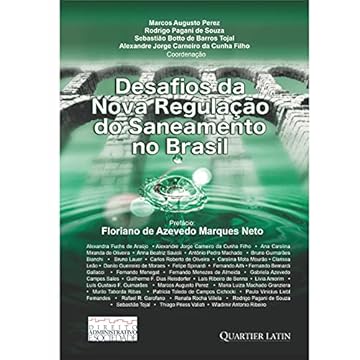 Capa do livro Desafios da Nova Regulação do Saneamento no Brasil. Lei 14.026/2020