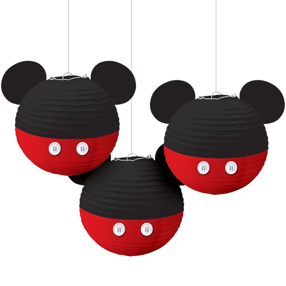 amscan Mickey Mouse Forever Paper Lanterns - 11 3/4