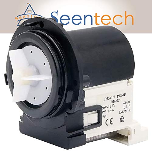 LG 4681EA2001T Washer Drain Pump Motor Exact Fit for LG Kenmore Washers by Seentech - Replaces Part Numbers AP5328388, 2003273, 4681EA2001D, 4681EA2001N, 4681EA1007G and More