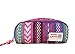 Produktbild Rough Enough Folk Baumwolle Kleine Kosmetiktasche Schminktasche Kulturbeutel Kulturtasche Multicase Handtasche Geräumige Federmäppche Bleistifte Tasche Case für Damen Mädchen Reise Ethnic Bunten Rosa