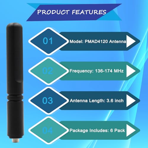 Antenas VHF PMAD4120 evitan interferencias en Motorola XPR7550e 5