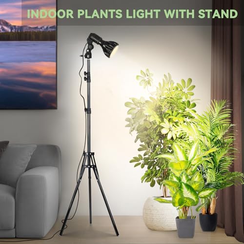 Zekoled PAR30 Grow Lights For Indoor Plants With Stand,30W 4100K E26 Full Spectrum Plant Led Light Bulb With Optical Lens For High Ppfd, Floor Grow Lamp thumb #5