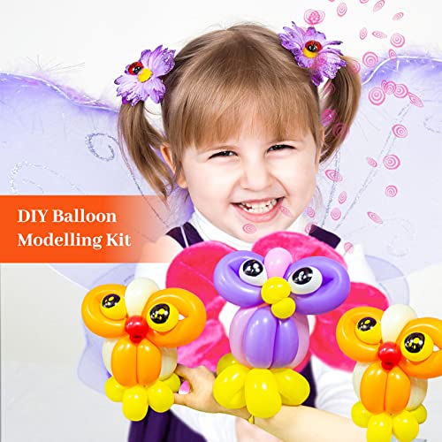 image for KUULBELA 100pcs Red 260 balloons, Thickening Latex Long Twisting Ballo