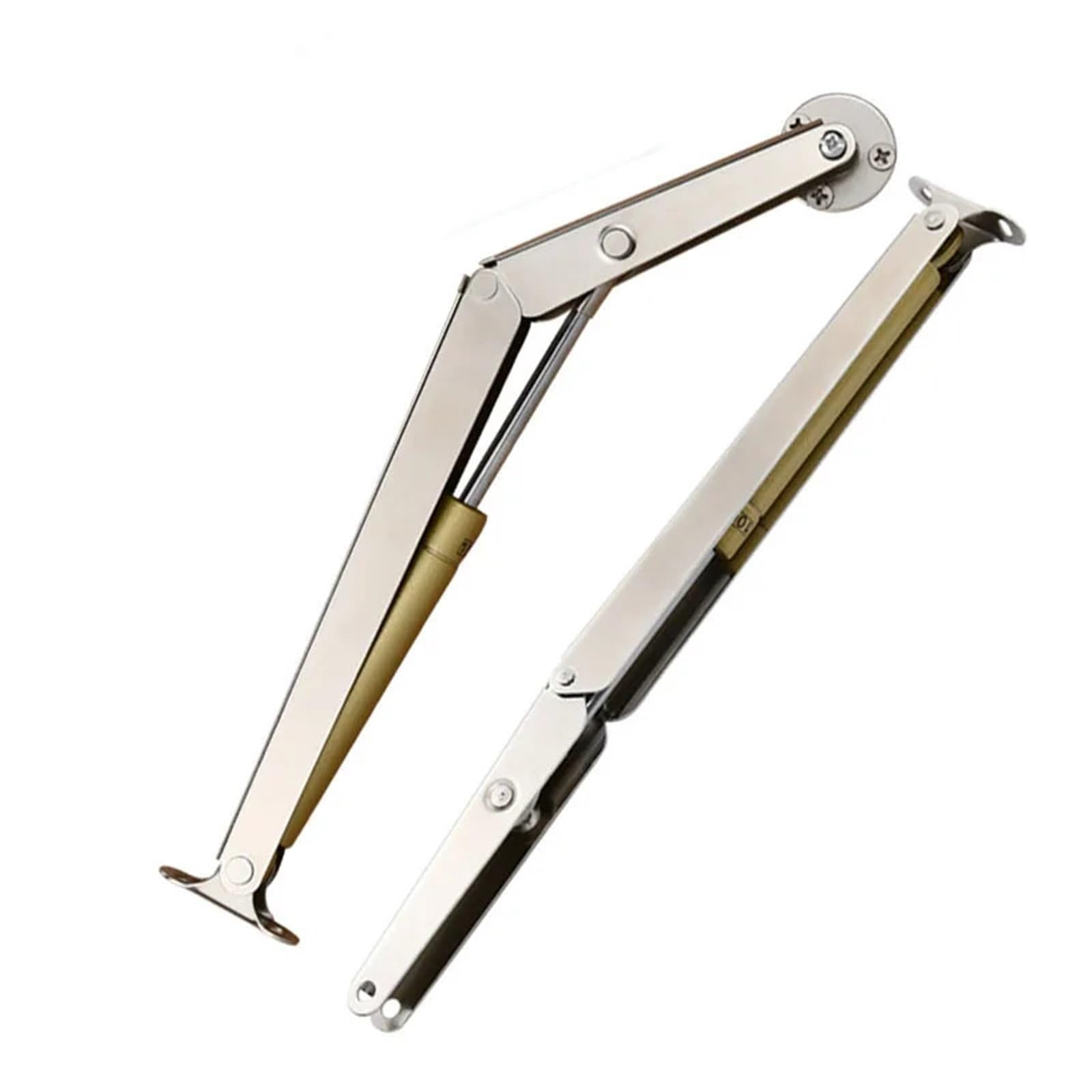 2PCS Hydraulic Pressure Gas Spring Dampers Door Lift Support Kitchen Cabinet Hinge Stay Strut Furniture for Furniture(100N)