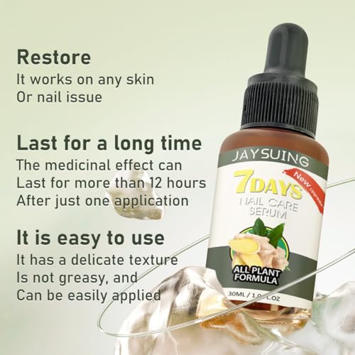 7 days nail treatmentnail serum amp cuticle care oilginger care oilrepair dry brittle nails