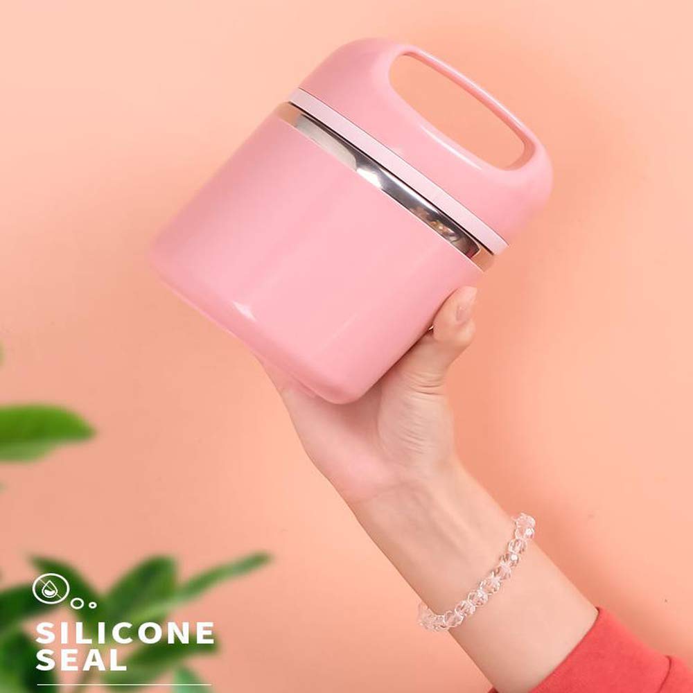 REYG Fiambrera Apilable de Acero Inoxidable a Prueba de Fugas con Bolsa y Juego de Cubiertos Reutilizables Recipiente Térmico de Almacenamiento de Alimentos,Green