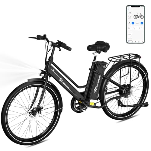 EVERCROSS EK8 Bicicleta Eléctrica Adultos, 26'’ E-Bike con pedaleo asistido - Motor 250W, Batería 36V 15,6AH, 15/20/25 KM/H, 120KG Carga Máxima, Bici Eléctricas de Montaña para Mujeres Hombres