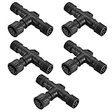 FVTLED 交換用 5ピン Tコネクタ 防水 RGBW カラーLEDデッキライトキット、5個パック