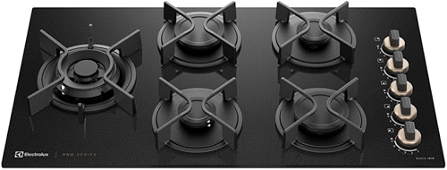 Electrolux Cooktop 5 Bocas a Gás Electrolux Mesa de Vidro Pro Series ChamaPrecisa e Multi Chama (KE5PS) Bivolt