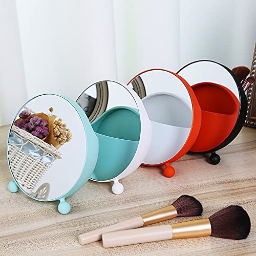 HFZY Meerdere Functionele Verlichte Make-up Spiegel USB Opladen Draagbare Kleine Reizen Dressing Spiegels met Opberglade… - Image 4