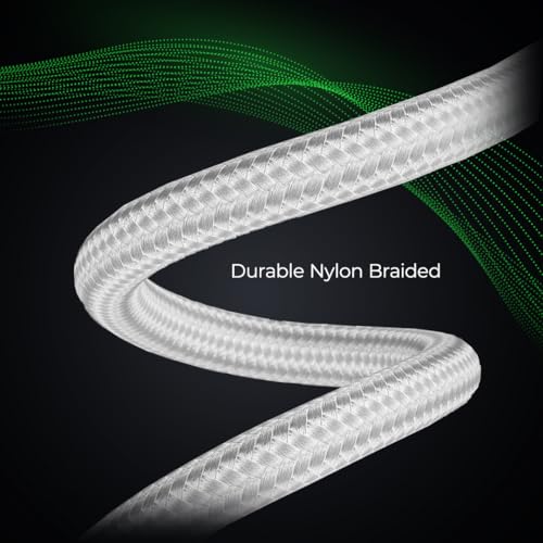 Image of Type C to Type C Nylon braided Aluminium jacket,E-Mark Chip,1.2 meter,Superfast Charging 100 Watt,Data Sync Compatibility for Type C Laptops, iPhone 15,Samsung,Oneplus and others