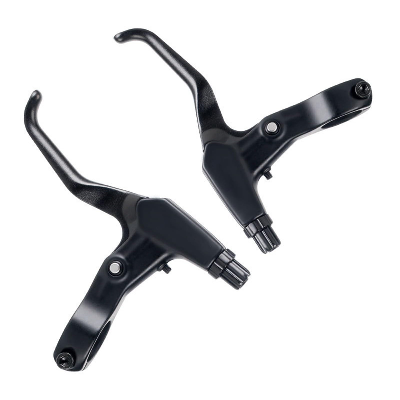 WEEVDRIE 1 Pair Bike Bicycle Brakes,Bicycle Brake Levers,Bike Brake Handle,Aluminum Alloy Brake Lever Lightweight,for Most Bicycle, Road Bike, MTB, BMX, Cycling,4 Colors (Black)