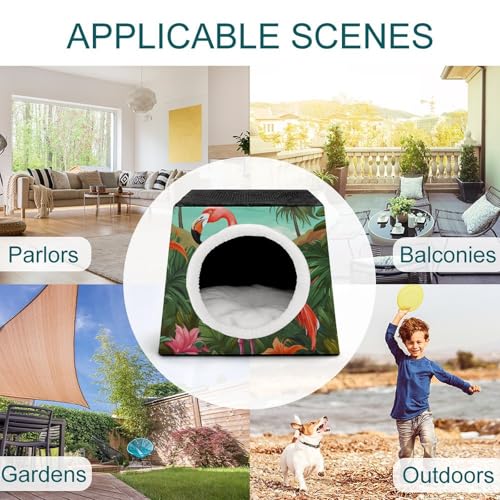 Capsule d'espace chaude et douce pour chats d'intérieur et chiens