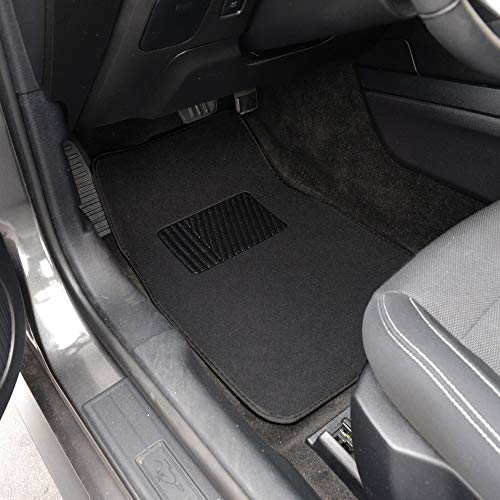 Bdk Mt-120-Dg Interlock Car Floor Mats-Secure No-Slip Technology For Automotive Interiors Inter-Locking Carpet, 4 Piece, Dark Gray #TOP3