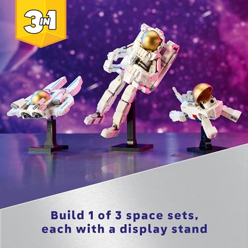 Lego 6465048 Creator 3 In 1 Space Astronaut Toy, Building Set Transforms From Astronaut Figure To Space Dog To Viper Jet thumb #5