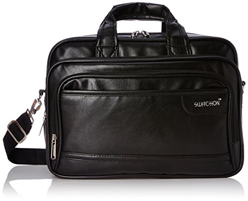 Kuber Industries Laptop Bag For Men & Women|Waterproof Laptop Bag Leather|Black (B078RHH72W) Amazon Price History, Amazon Price Tracker