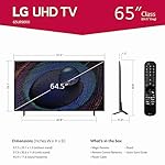 LG 65-Inch Class UR9000 Series Alexa Built-in 4K Smart TV (3840 x 2160),Bluetooth, Wi-Fi, USB, Ethernet, HDMI 60Hz Refresh Rate, AI-Powered 4K - Image 3