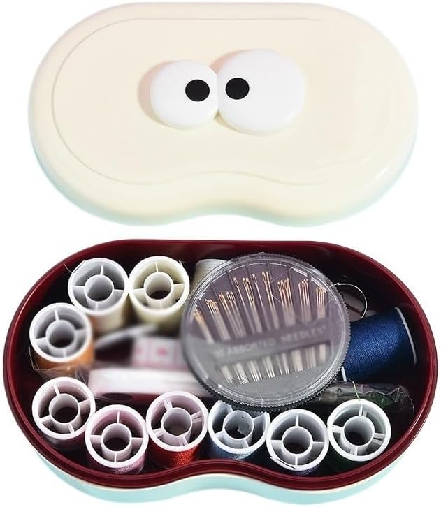 LWECMGSA PP Household Needle Thread Box Set Compact Hand Sewing Bag Multi-Functional Tool Storage