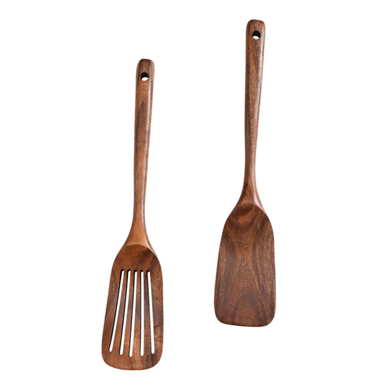 MAGICLULU 2 Sätze Holzspatel Antihaft-spachtelwender Wender-spatel Umdrehen Und Kochen Handschuhe Utensil Ofen Küchengeräte Pfannkuchen Haushaltsspatel Mit Langem Griff 2 Stücke * 2