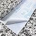 Teemall Light White Granite Look Marble Film Vinyl Self Adhesive Kitchen Countertop Peel Stick Wallpaper Decal 17.7''x98'' (Terrazzo)