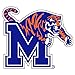 Craftique Memphis Tigers Premium Large Die Cut Vinyl Decal, Cornhole Boards