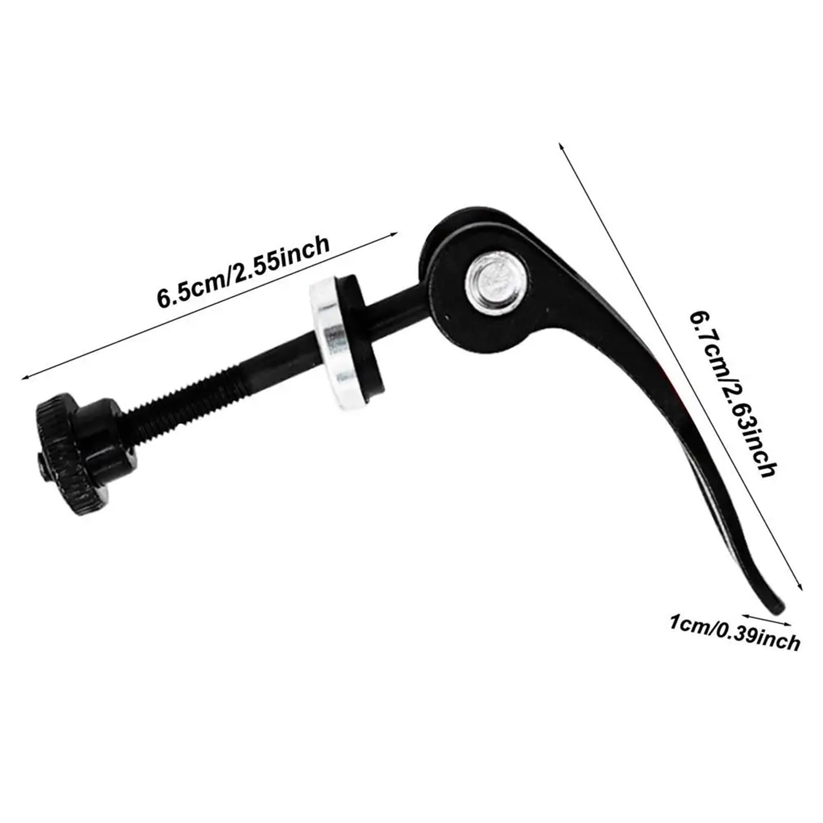 Vite a sgancio rapido per morsetto sedile 5 Pezzi Vite Di Serraggio Eccentrica M5 For Reggisella For Bicicletta Bullone Sgancio Rapido For Clip Fissaggio(M5x60mm 5PCS)