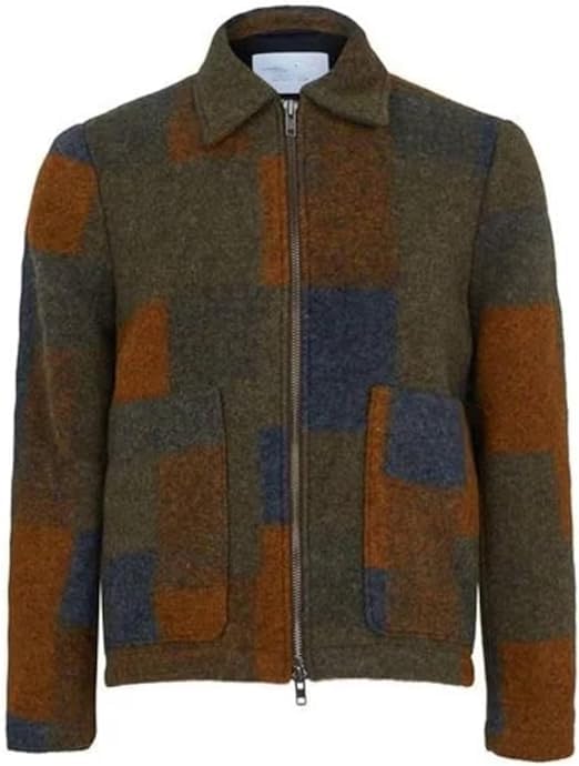 The Bear S02 Jeremy Allen White Multicolor Wool Jacket - The Bear Jeremy Allen White Wool Jacket2