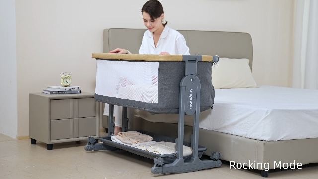Watch Maydolly Bedside Bassinet with Rocking Mode on Amazon Live