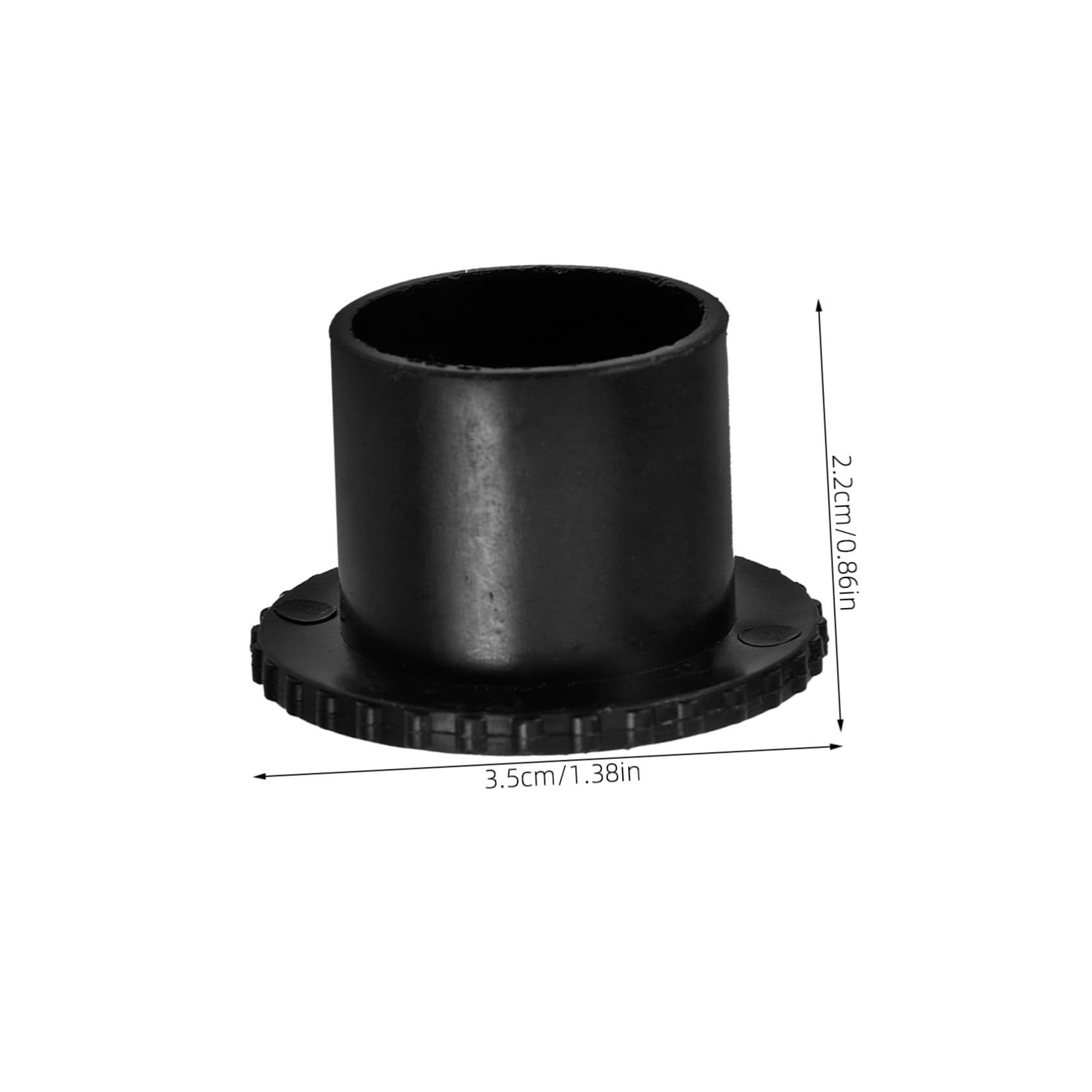 Anneome 2pcs End Stoers for Clothing Rack Closet Rod End Cap Plastic Clothes Drying Rack End Caps