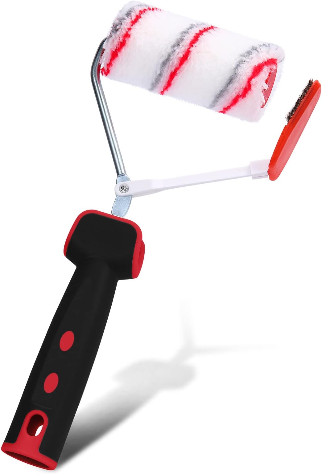 Paint Edger Roller Brush Professional Precision Clean-Cut Trimming Roller Edge Painting Tool for Smooth Surface Without Masking Multifunctional Hand-Held Clean Edge Paint Roller for Room Wall Ceiling