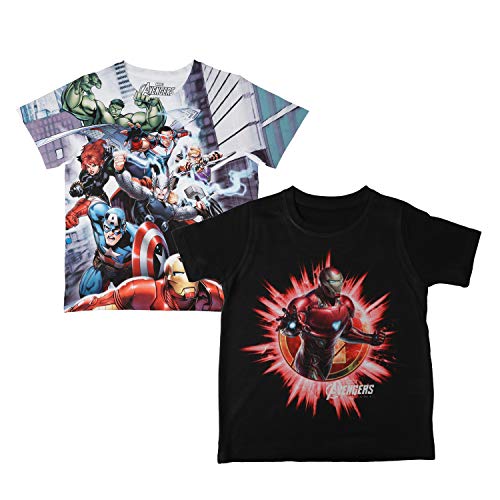 Image of Marvel Avengers by Wear Your Mind Boy's Cartoon Regular Fit Tshirt