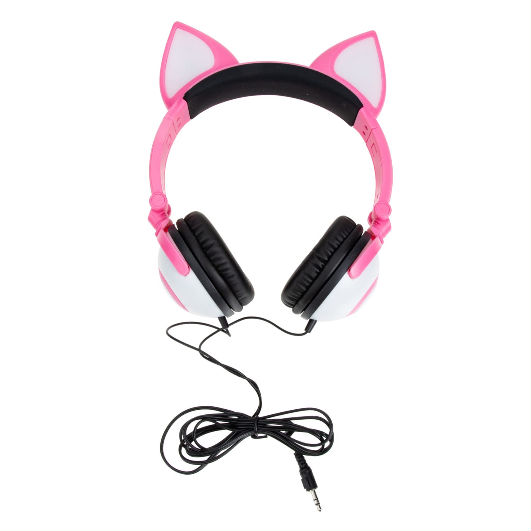 Homoyoyo Cuffie Pieghevoli Orecchie di Gatto per Ragazzo Ragazza Cuffie Suono Stereo e Design Orecchie di Gatto Colorate Adatte Viaggio e Sport