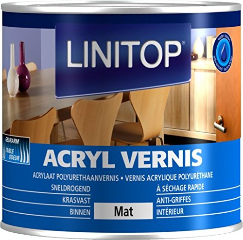 LINITOPAcrylic varnish, nail acrylic Interior at 0,25 Litre, Mast