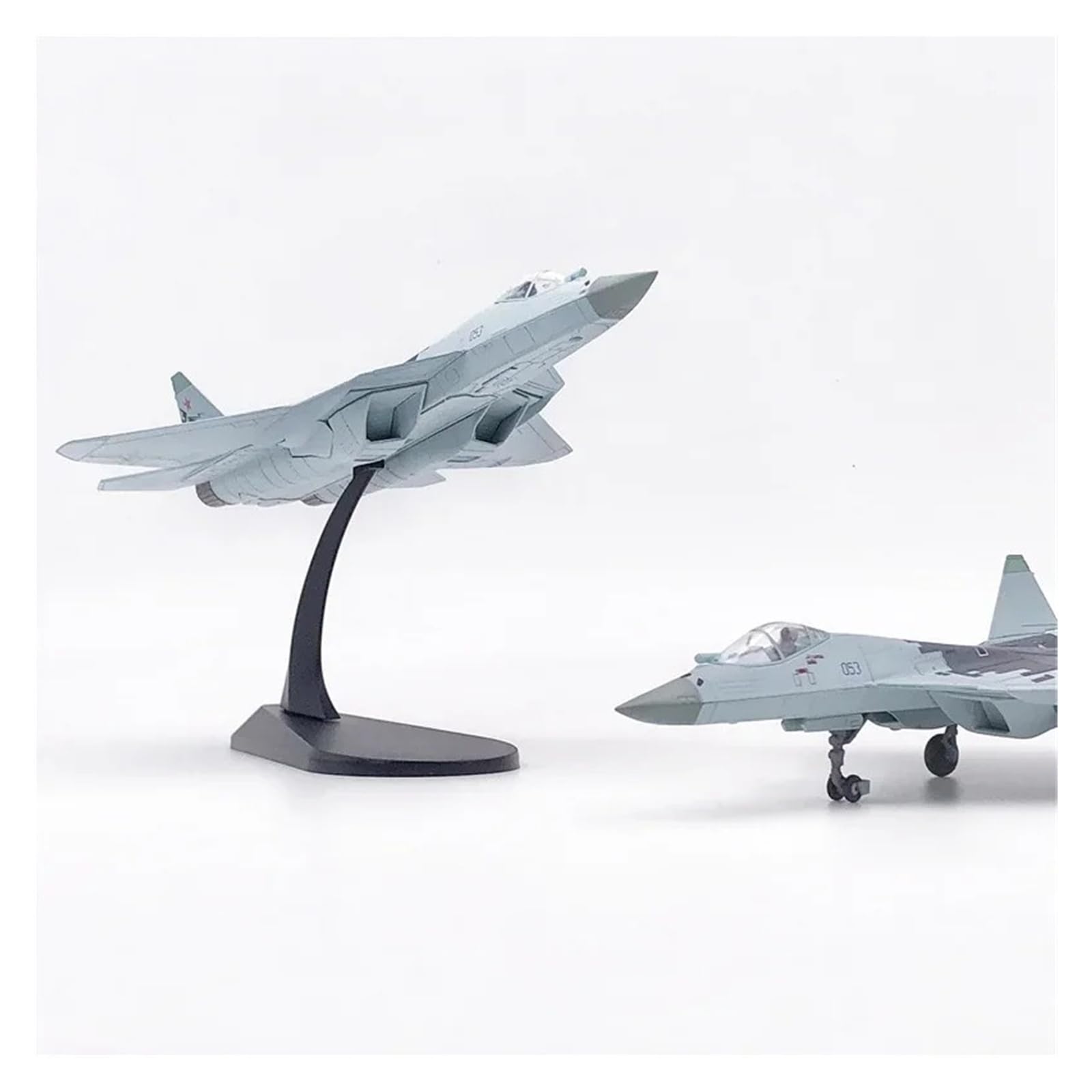 Modello Aeroplano Metallo SU-57 Russo Scala 1/100 | Collezione, Giocattoli Statici, Lega, Aereo Da Caccia