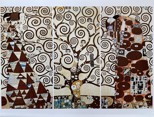 Affiche Gustav Klimt L'Albero Della Vita poster mural salon 60x80