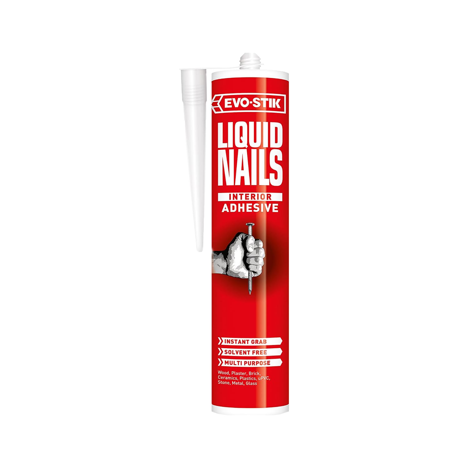 Liquid Nails Solvent Free Grab Adhesive, Colour: White, 290ml