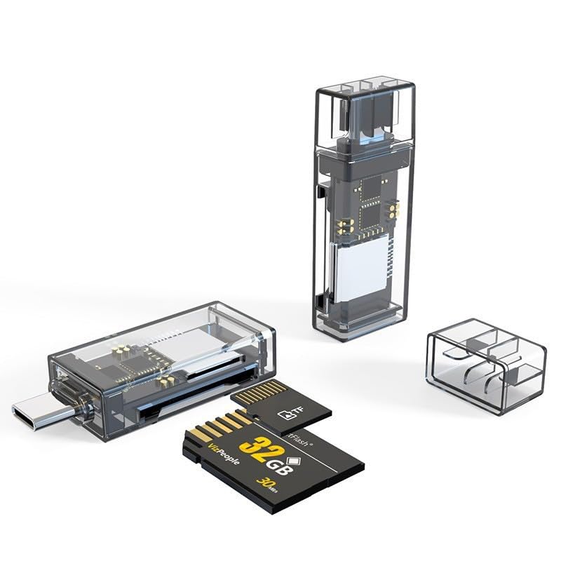 Multi-Function Card Reader | SD & TF Card Converter | USB Adapter for Mobile Phones, Cameras, and Flash Drives