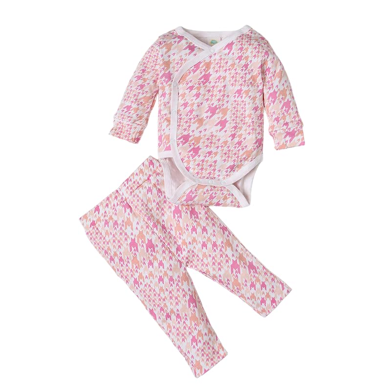 Fancy Fluff Baby Girls Elegance Wrapover Pyjama Set