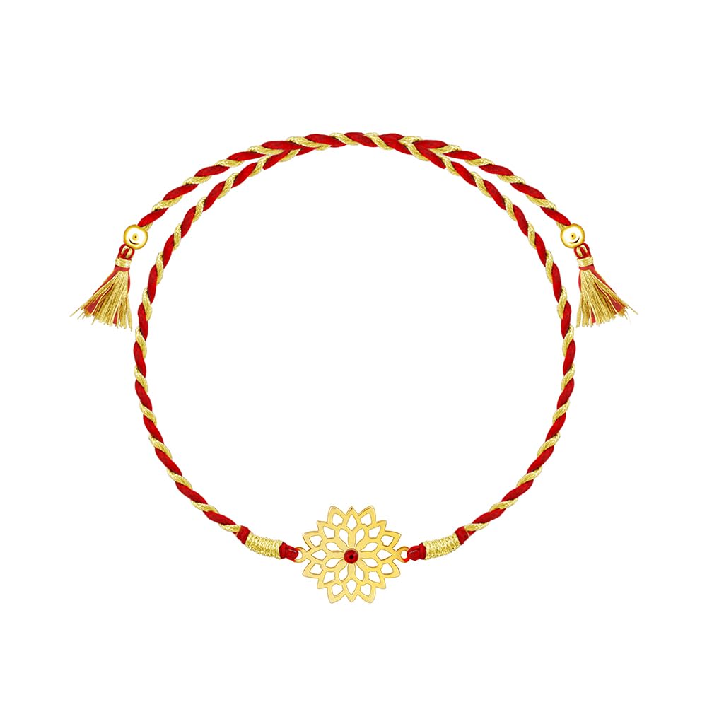 GIVA 925 Silver Golden Sparkling Floral Rakhi|Raksha Bandhan Rakhi for Brother | Gift for Men & Boys| With Certificate of Authenticity and 925 Stamp (B0D7HRDXLG) Amazon Price History, Amazon Price Tracker
