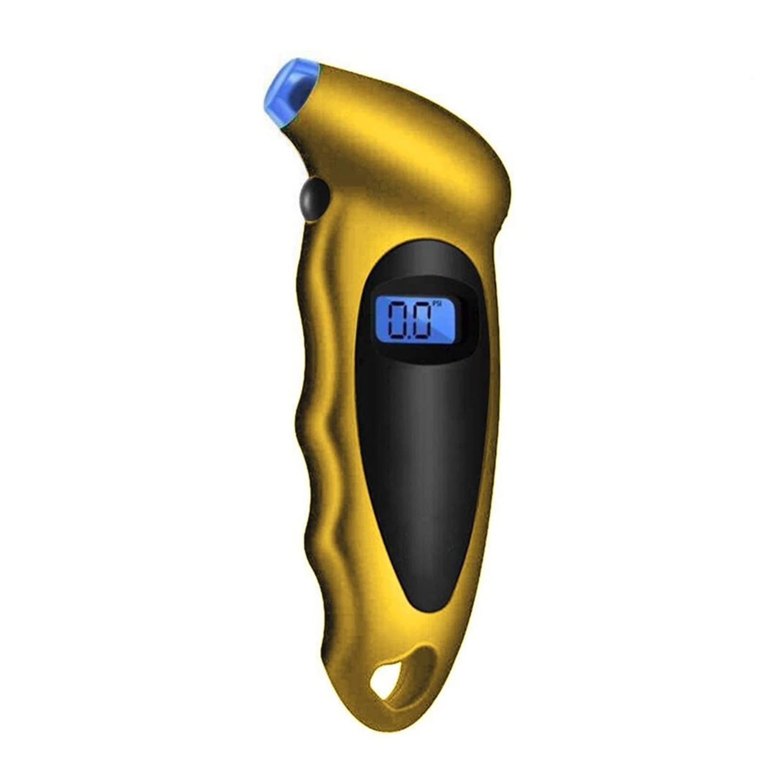 Misuratore di Pressione dei Pneumatici per Pneumatici per Auto Digitale Display LCD Manometro per barometro Tester (Colore : Giallo) (Giallo)