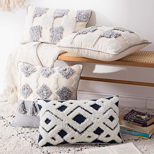 MIULEE 1 Stück Dekorative Kissenbezug Polyster Dekokissen Boho Super Weich Kissenbezüge Quaste Decor Kissenhülle für… – Bild 5