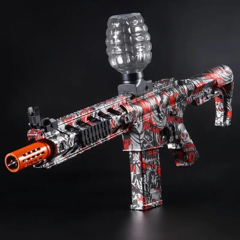 Blaze Cloud M4 Ball Blaster Gun Toys, Eco-Friendly Rechargeable Battery and Protective Eyewear, Automatic Outdoor Toys for Team Activities, for Adults and Kids