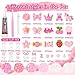 Junk Case Charms Kit, Pink White Pearls Resin Rhinestones Bedazzling Kit, Cute Candy Bear Cartoon Phone Cases Charms, Junk Case Kit with Big Charms with Glue for Crafts Nail Art DIY Accessories