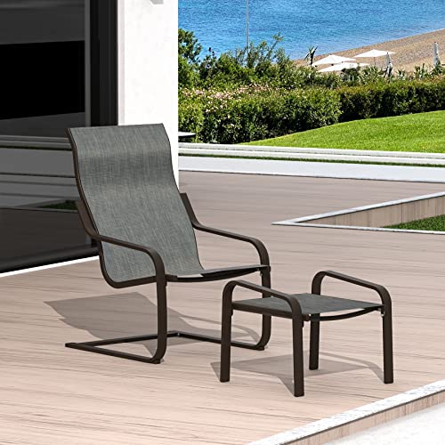 Domi C Spring Motion Chair with Ottoman