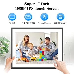 Largedigitalphotoframe32gbelectronicphotoframe17inchdualwificloudframefhdtouchscreenfullfunctionautorotatesharephotosvideoviaappemailfreecloudgiftforgrandparents Urban Country Home Decor Large digital photo frame 32gb electronic photo frame 17 inch dual wifi cloud frame fhd touch screen full function auto rotate share photos video via app email free cloud gift for grandparents urban country home decor