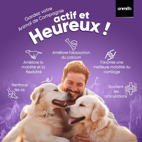 Glucosamine Chondroïtine Chien & Chat -180 Gélules avec Vitamine C, Curcuma, Gingembre, Églantier - sans Odeur, Anti Inflammatoire, Aide d'arthrose, Cartilage, Os, Souplesse, Chondroprotecteur – Image 5